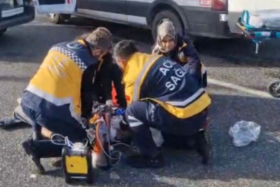 Taksinin çarptığı yaya öldü