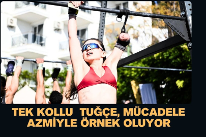 Tek kollu kadın atlet Tuğçe, mücadele azmiyle örnek oluyor