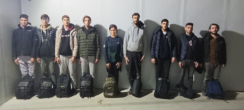 Edirne'de 9 kaçak göçmen yakalandı