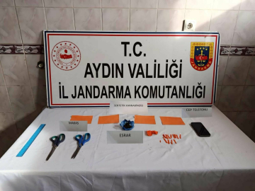 Aydın'da uyuşturucu operasyonu; 1 gözaltı
