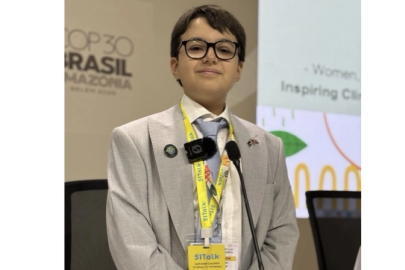 12 yaşındaki Osman Batu Sivaslıgil, COP30 İklim Zirvesi'nde dünya liderlerine hitap etti