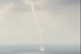 Marmara Denizi açıklarında hortum görüldü