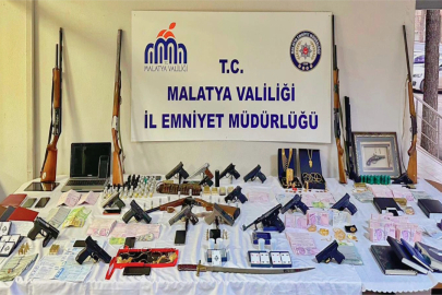 Malatya'da çeşitli suçlara karışan 31 kişiye gözaltı