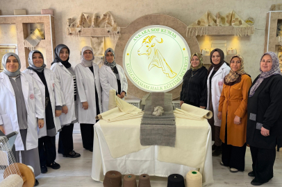 Sof kumaşı, kültürel miras elçisi kadınların elinde hayat buluyor