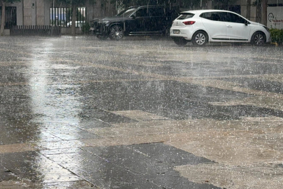 Antalya'da dolu yağışı