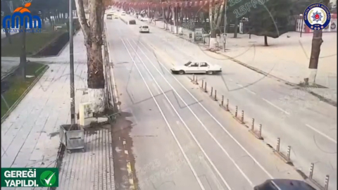 Malatya'da drift atan sürücüye 46 bin TL ceza