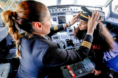 THY'den anlamlı ziyaret: Şehit emaneti Ece Naz havacılığın gururu olacak!