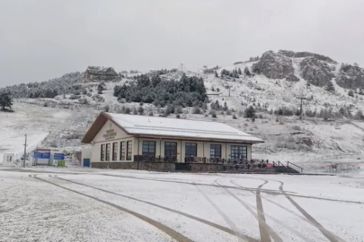 Keltepe, beyaza büründü
