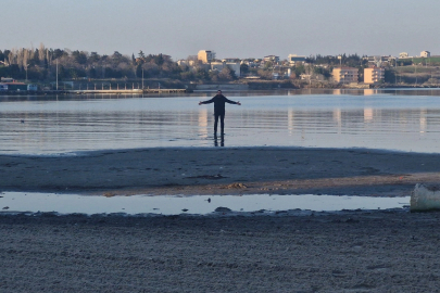 Tekirdağ’da deniz 20 metre çekildi
