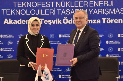TEKNOFEST Nükleer Enerji Teknolojileri Tasarım Yarışması ödülü, Hacettepe Üniversitesi'ne takdim edildi