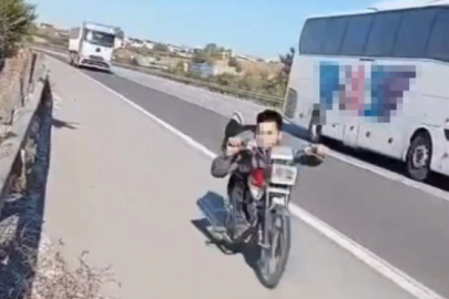 Adrenalin tutkusu pahalıya patladı: Hem motoru gitti hem 63 bin lirası!