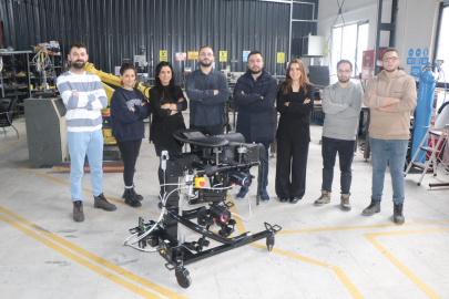 Yürüme engelli çocuklar için yerli ‘Mobil Yürüme Robotu’ geliştirdiler