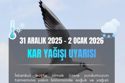 AKOM'dan İstanbul için kar yağışı uyarısı