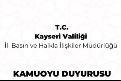 Kayseri’de eğitim- öğretime 1 gün ara verildi