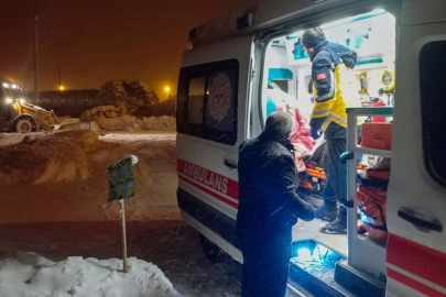 Kar Engeline Rağmen Hastaya Zamanla Ulaşıldı