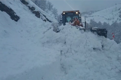 Tunceli'de Dev Kar Kütlesi Yola İndi: Ekiplerin Çığla Mücadelesi Sürüyor