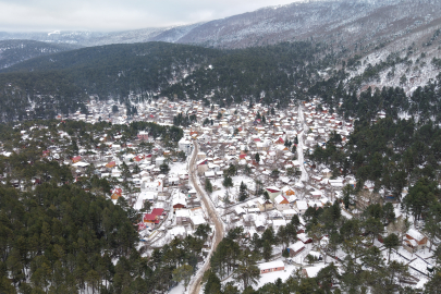 Amanoslar'da Kar Mesaisi: 1650 Rakımda Dronla Görüntülenen Eşsiz Manzara