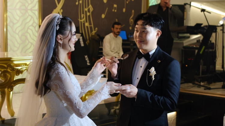 Rize’ye Güney Kore’den damat