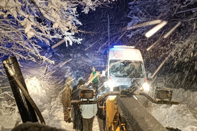 Malatya’da Karda Mahsur Kalan Vatandaşlar Böyle Kurtarıldı