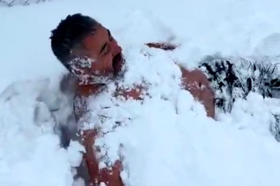 Beypazarı’nda 'Buz' Kesen Eğlence: Off-Road Yetmedi, Kar Banyosu Yaptı!