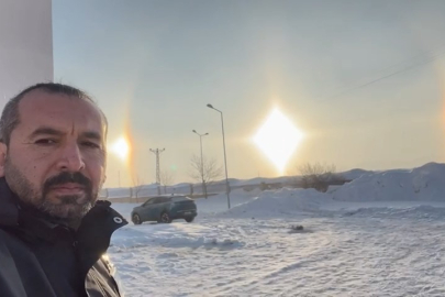 Bingöl Karlıova’da Yalancı Güneş Görüntülendi