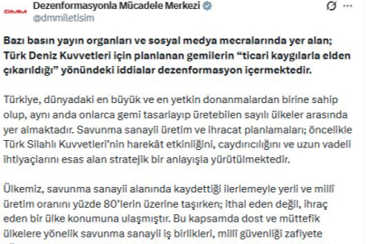 'Gemiler Satıldı' İddiasına Sert Yanıt: Öncelik TSK’nın İhtiyacı!