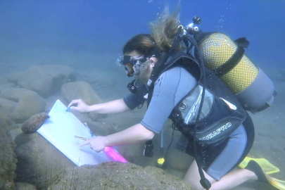 Dünyada Sadece 3 Kişi Var, Biri Türk: Emekli Hemşirenin Su Altındaki Atölyesi!