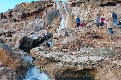 MARDİN'DE 2 YIL SONRA BİR İLK! Efsane Şelale Yeniden Aktı