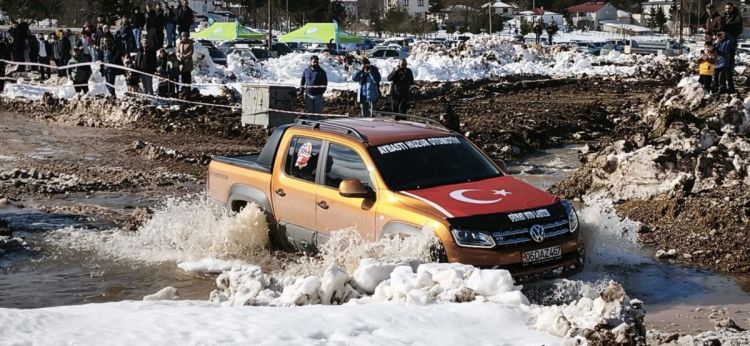 Ordu’nun menderesleriyle ünlü 1500 rakımlı Aybastı Perşembe Yaylası’nda off-road heyecanı yaşandı. 