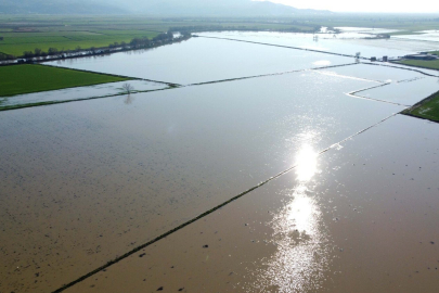 Aydın'da yağmur duası taşkınla bitti: İncirliova ve Germencik ovası göle döndü