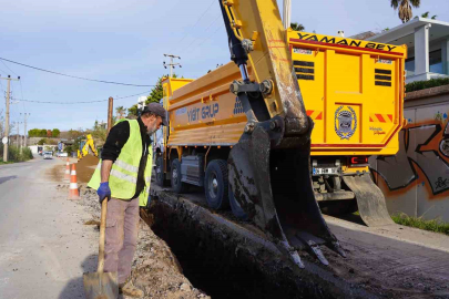 Bodrum’da Kuzey Ring hattında 7,6 kilometrelik yenileme başladı