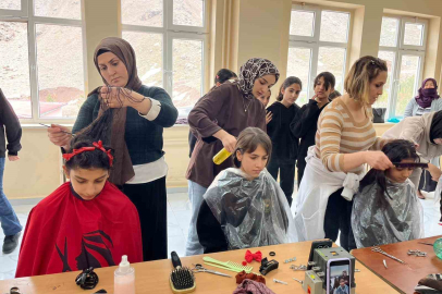 Batman’da Köy Okullarına Ücretsiz Kuaför Hizmeti