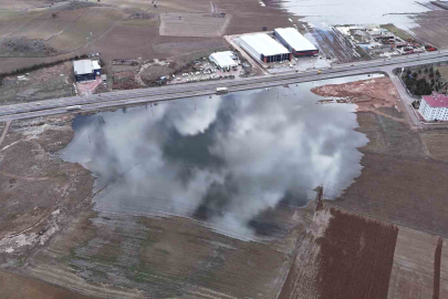 Göller kurumuştu, şimdi ise tarım arazileri göle döndü