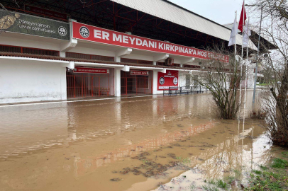 Edirne’de Turuncu Alarm: Sarayiçi’ni Su Bastı