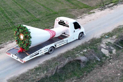 Aşkını Vinçle Yükseltti! Mudurnu’da Unutulmaz Teklif