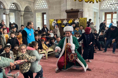 Babaeski'de Çocukların Ramazan Sevinci: Nasreddin Hoca Camide!