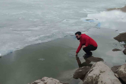 Vanlı 'Buz Adam'a Doğa Engeli: Sıhke Göleti'nde Planlar Suya Düştü