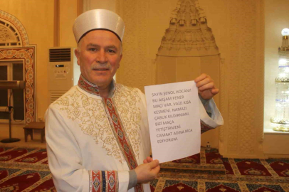 Cami İmamına "Maç" Notu: "Hocam Fener Maçı Var, Namazı Çabuk Kıldır!"