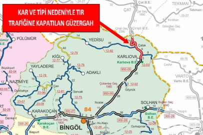 Bingöl–Erzurum Yolunda Kritik Uyarı! TIR Trafiğine Kapatıldı