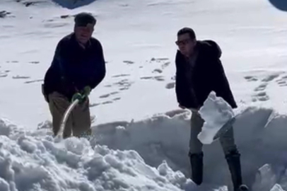 Bozdoğan'da Asırlık Gelenek: Madran Dağı'nın Karı Helva Oluyor