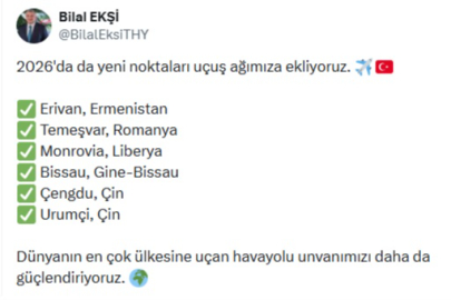THY 2026’da Uçuş Ağına 6 Yeni Nokta Ekliyor