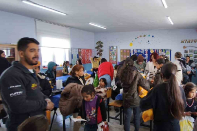 Erzurum'da 2700 Rakımlı Köy Okuluna Bayram Sürprizi