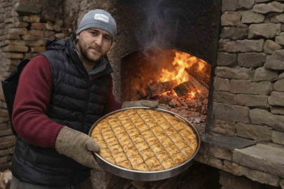 Gördes'te Asırlık Bayram Geleneği: Odun Ateşi Baklavası 500 TL