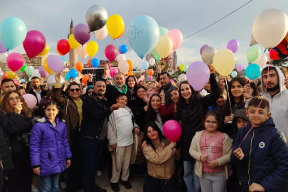 Kırşehir'de SMA'lı Alya'nın Kampanyası Bitti, Umut Balonları Uçtu