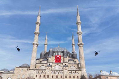 Edirne'de F-16 ve TİHA'lardan Balkan Şehitlerine Saygı Uçuşu