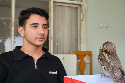 Hatay'da 14 Yaşındaki Genç Yaralı İshak Kuşunu Kurtardı
