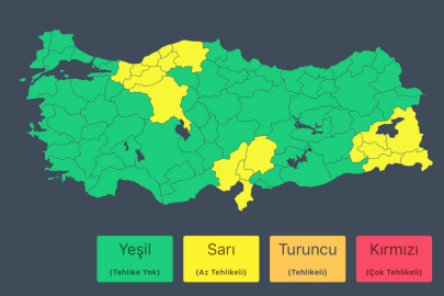 İçişleri'nden 18 İl İçin Kritik Kar ve Sağanak Yağış Uyarısı