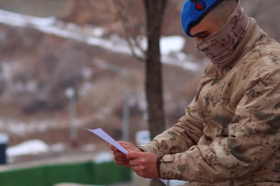 Şırnak'taki Mehmetçiğe Samsunlu Miniklerden Mektup Morali