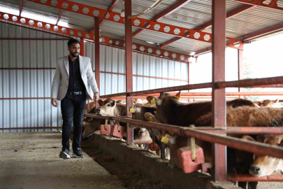 Sivaslı Genç Üniversiteyi Bırakıp Modern Çiftçiliğe Yöneldi