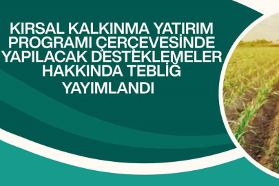 Kırsal kalkınma yatırımlarına yüzde 70’e varan hibe desteği